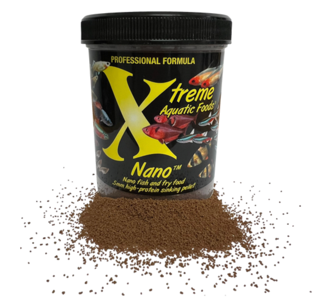Xtreme Aquatic Foods nano fish food pellets