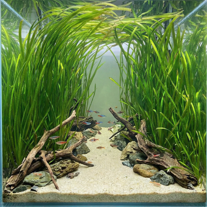 Vallisnera Sides Aquarium